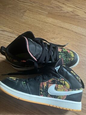 Air Jordan Nike Black laser orange sneaker Multicolor